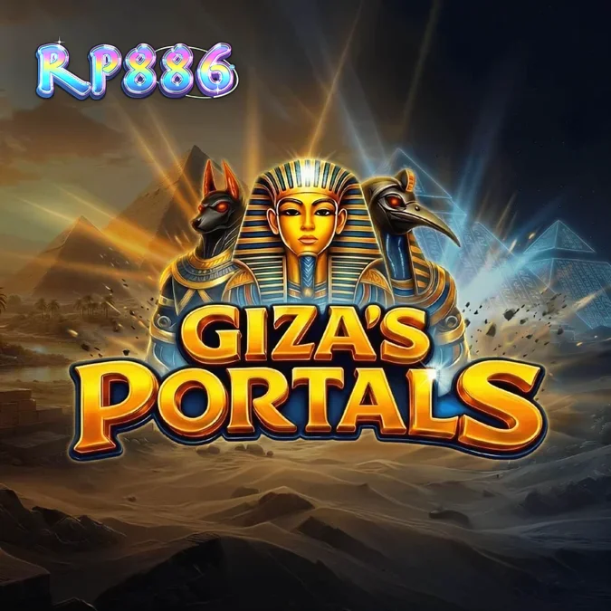 The mobile interface of Giza’s Portals slot featuring Egyptian temple visuals